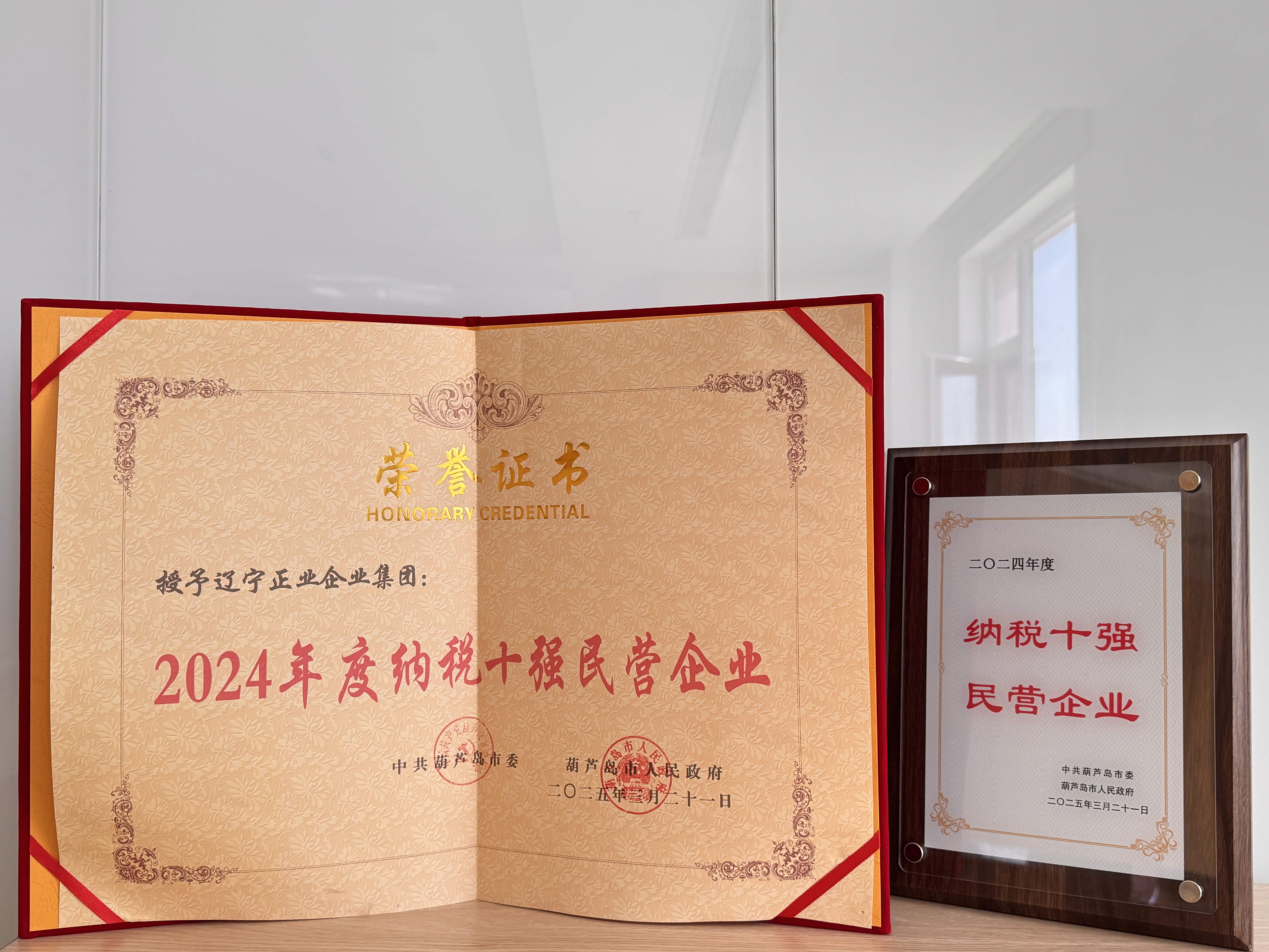正業(yè)集團再登納稅十強榜！董事長趙立君出席全市民營經(jīng)濟大會接受表彰(圖3)